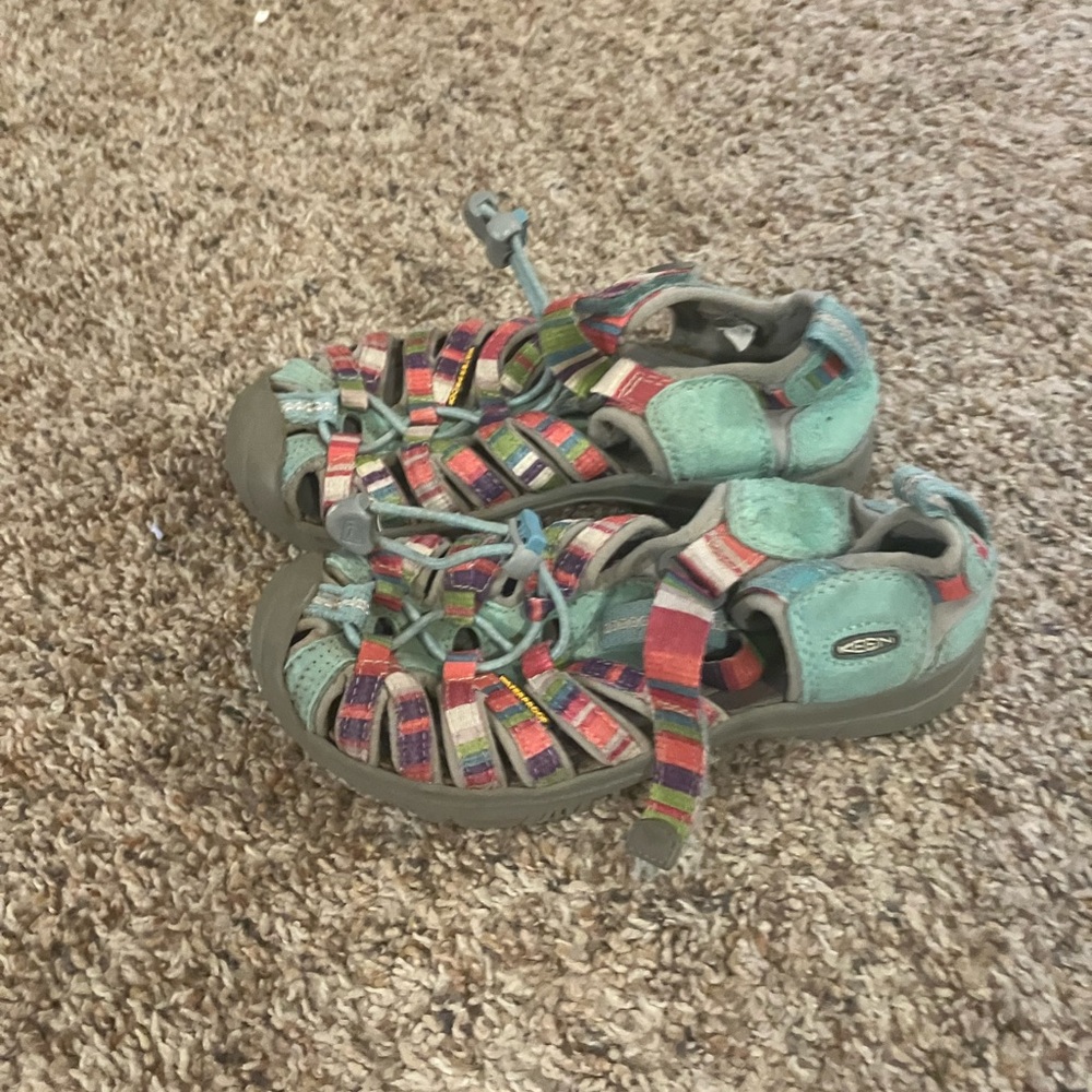 Keen Mint Green Sandals with Closed-Toe Design and Durable Soles